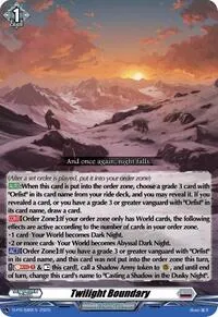 Twilight Boundary (D Promo Cards) — Cardfight Vanguard Card Value
