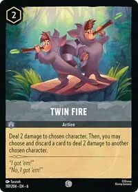 Twin Fire (Azurite Sea) — Lorcana TCG Card Value