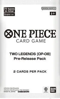 Two Legends Pre Release Pack (Two Legends Pre-Release Cards) — One Piece Card Game Card Value