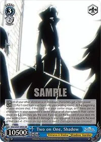 Two on One Shadow SR (The Eminence in Shadow) — Weiss Schwarz Card Value