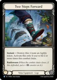 Two Steps Forward (Compendium of Rathe) — Flesh & Blood TCG Card Value