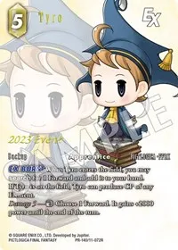 Tyro EX (FF: Promo Cards) — Final Fantasy TCG Card Value