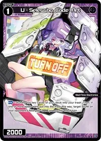 U Selessbo Code Art Parallel Foil (Standup Diva) — WIXOSS Card Value
