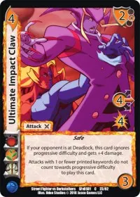 Ultimate Impact Claw (Street Fighter vs. Darkstalkers)