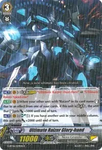 Ultimate Raizer Glory hand (G-BT06: Transcension of Blade & Blossom)
