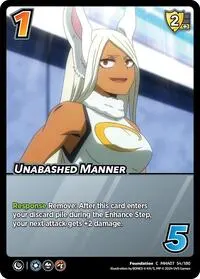 Unabashed Manner (UniVersus: My Hero Academia: Girl Power)