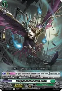 Unappeasable Wild Crow (D-BT03: Advance of Intertwined Stars)