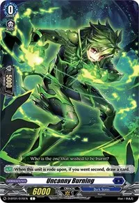 Uncanny Burning (D-BT01: Genesis of the Five Greats) — Cardfight Vanguard Card Value