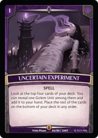 Uncertain Experiment (Intro Decks - 2019)