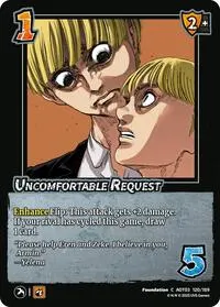 Uncomfortable Request (Attack on Titan: Apocalypse)