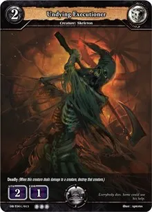 Undying Executioner (TD01: Shadow Legion) — Dragoborne Card Value