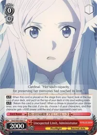 Unexpected Limit Administrator (Sword Art Online -Alicization-)