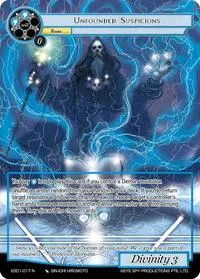 Unfounded Suspicions (Evil Cluster Starter Deck 1: Valgott) — Force of Will Card Value
