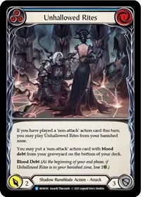 Unhallowed Rites Blue (Monarch)