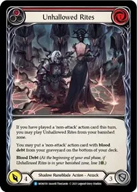 Unhallowed Rites Red (Monarch)