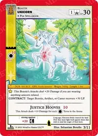 Unicorn (Wilderness: First Edition Tribal Theme Decks)