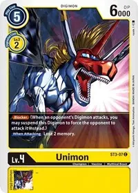 Unimon (Starter Deck 03: Heaven's Yellow)