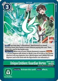 Unique Emblem Guardian Vortex (Dawn of Liberator)