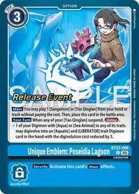 Unique Emblem Poseidia Lagoon (Cyber Eden Release Event Cards)