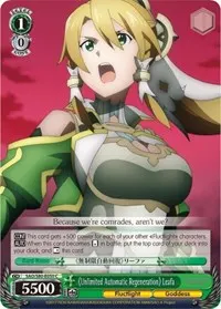 Unlimited Automatic Regeneration Leafa (Sword Art Online -Alicization- Vol.2)