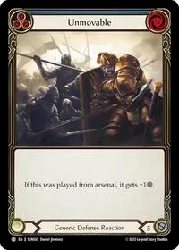 Unmovable Blue (Silver Age Chapter 2) — Flesh & Blood TCG Card Value