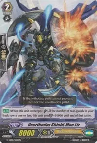 Unorthodox Shield Mac Lir (G-Legend Deck Vol.1: The Dark)