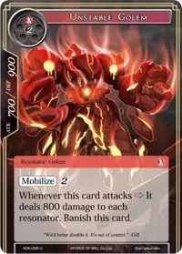 Unstable Golem (Advent of the Demon King)