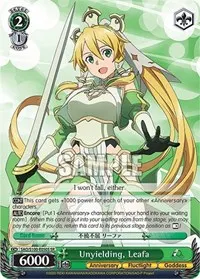 Unyielding Leafa SR (Sword Art Online Animation 10th Anniversary)