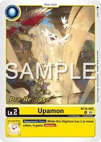 Upamon (Beginning Observer Pre-Release Cards)