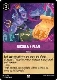 Ursulas Plan (Ursula's Return) — Lorcana TCG Card Value