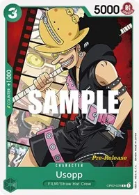 Usopp (Paramount War Pre-Release Cards) — One Piece Card Game Card Value