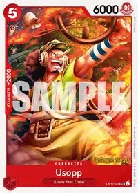Usopp (A Fist of Divine Speed Release Event Cards) — One Piece Card Game Card Value