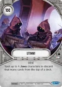 Utinni (Covert Missions) — Star Wars Destiny Card Value