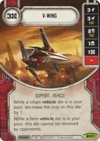 V Wing (Convergence) — Star Wars Destiny Card Value