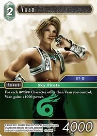 Vaan (Opus X) — Final Fantasy TCG Card Value