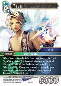 Vaan (Opus XIV: Crystal Abyss) — Final Fantasy TCG Card Value