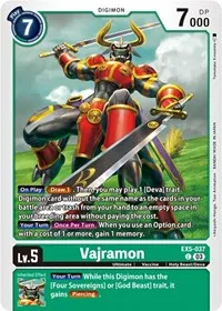 Vajramon (Animal Colosseum) — Digimon Card Game Card Value