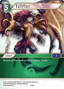Valefor (Opus I) — Final Fantasy TCG Card Value