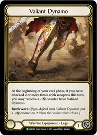 Valiant Dynamo Golden FAB020 (Flesh and Blood: Promo Cards)