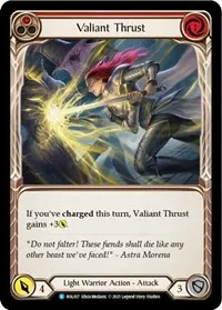 Valiant Thrust (Blitz Deck: Monarch - Boltyn)