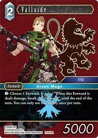 Vallaide (Hidden Hope) — Final Fantasy TCG Card Value