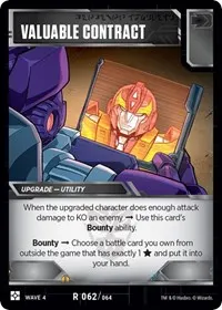 Valuable Contract (War for Cybertron: Siege II)
