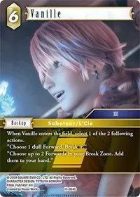Vanille (Crystal Dominion) — Final Fantasy TCG Card Value