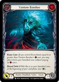 Vantom Banshee Blue (Dusk till Dawn) — Flesh & Blood TCG Card Value
