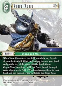 Vanu Vanu (Opus XIV: Crystal Abyss) — Final Fantasy TCG Card Value