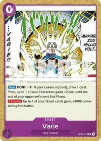 Varie (Adventure on Kami's Island) — One Piece Card Game Card Value