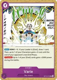 Varie (Adventure on Kami's Island Release Event Cards)