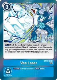 Vee Laser (Across Time) — Digimon Card Game Card Value