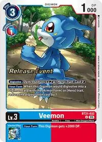Veemon (World Convergence Release Event Cards)
