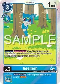 Veemon P 117 Beginning Observer Pre Release (Digimon Promotion Cards) — Digimon Card Game Card Value